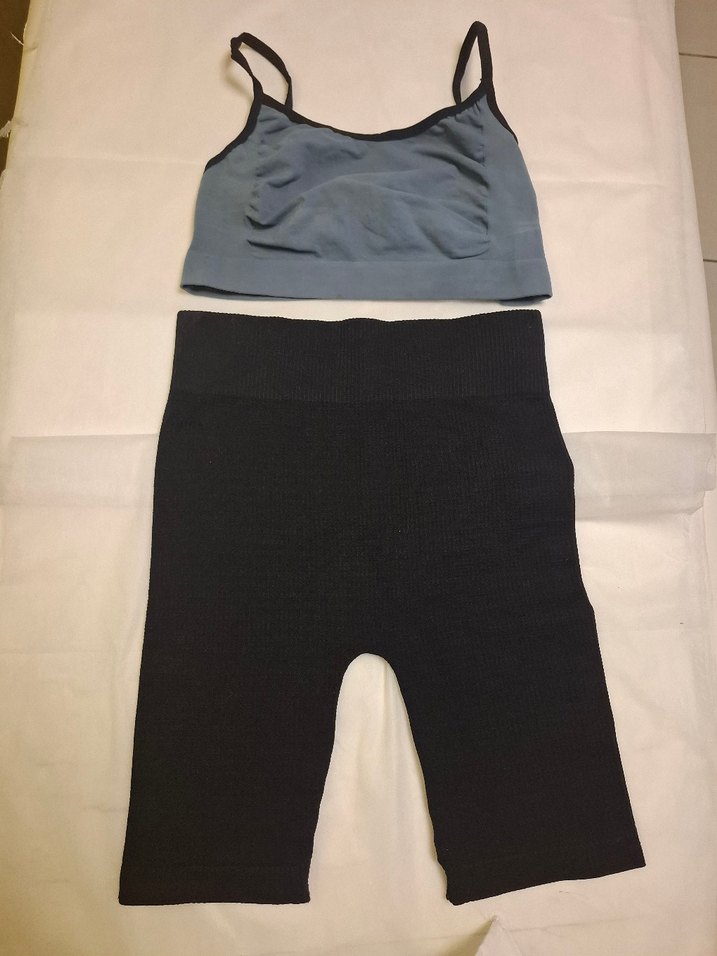 Siyah Mini Fitiilli Tayt Mini Atlet 2 li - Görsel 2