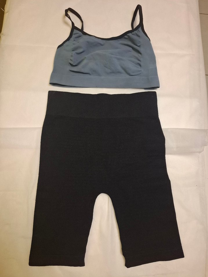 Siyah Mini Fitiilli Tayt Mini Atlet 2 li - Görsel 4