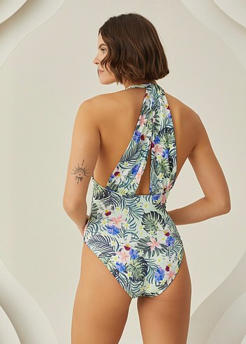 Bohem Çok Renkli Drapeli Mini Mayo - Görsel 2