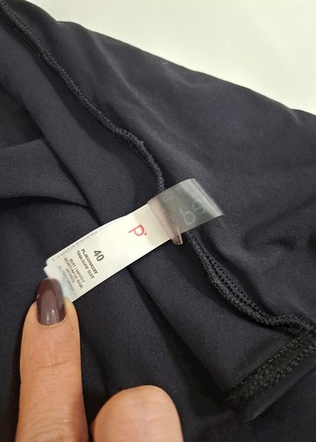 Siyah Uzun Kollu Kadın Mayo - Görsel 12