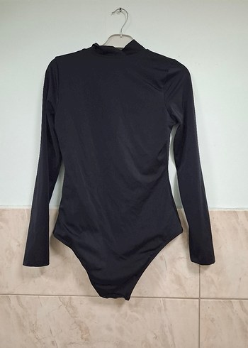 Siyah Uzun Kollu Kadın Mayo - Görsel 9