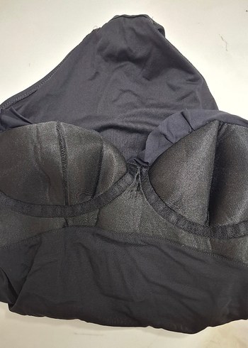 Siyah Fırfırlı Kadın Mayo - Görsel 8