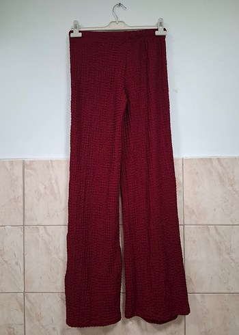 Bordo Tek Omuzlu Pilili 2 Li takım - Görsel 8