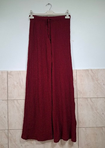 Bordo Tek Omuzlu Pilili 2 Li takım - Görsel 4