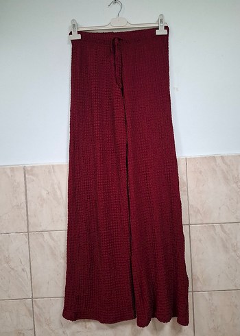 Bordo Tek Omuzlu Pilili 2 Li takım - Görsel 6