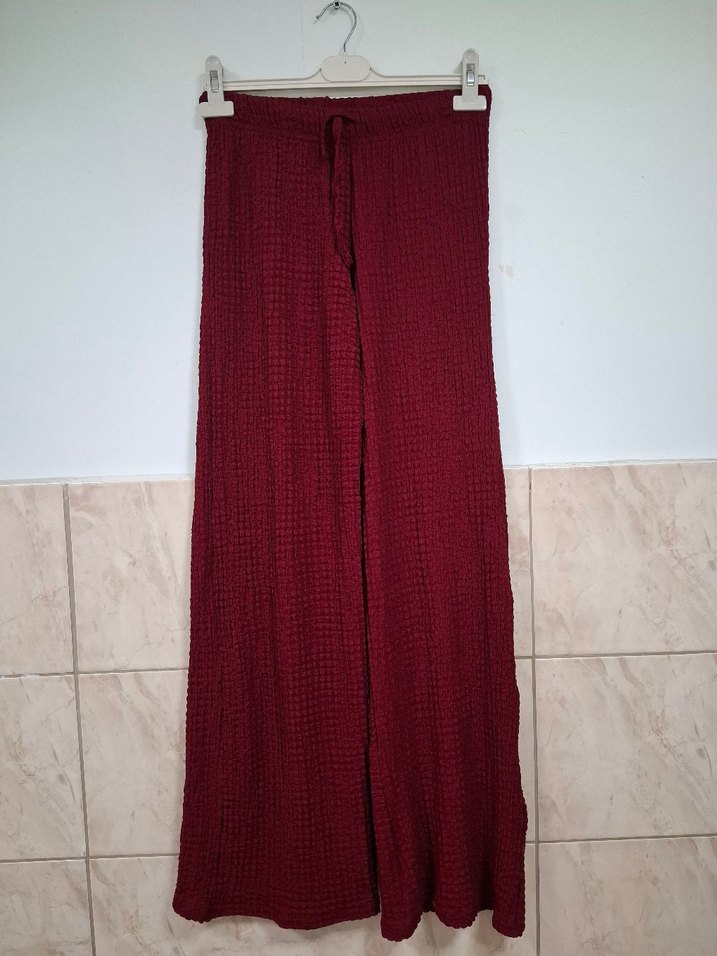 Bordo Tek Omuzlu Pilili 2 Li takım - Görsel 5