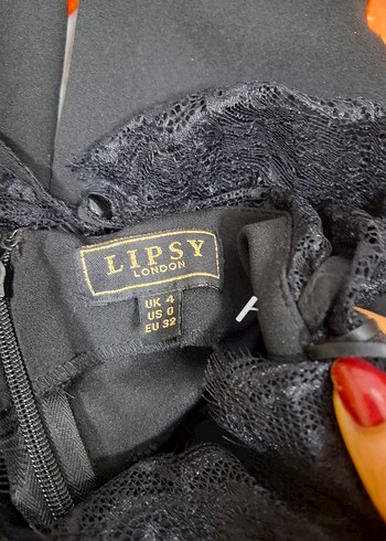 Dantel Detaylı Siyah V Yaka Tulum - Görsel 17