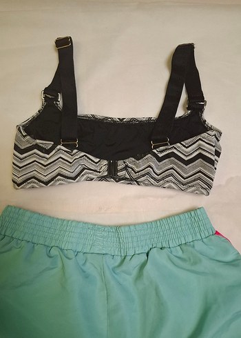 Renkli Bağcıklı Atlet ve Şort 2 li Takım - Görsel 8