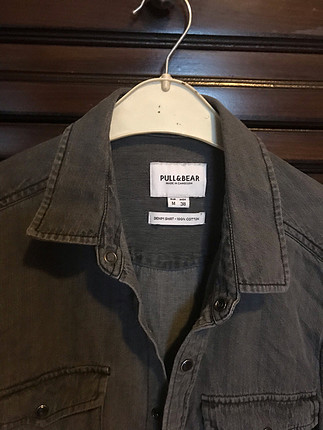Pull bear erkek için kot gömlek