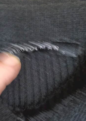 Düğmeli Siyah erkek Polo Yaka Kazak - Görsel 5