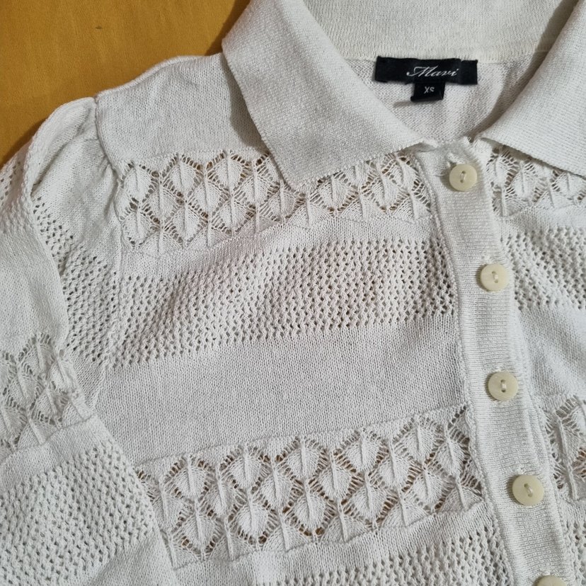 Uzun Kollu  Örgü Bohem Kazak - Görsel 3