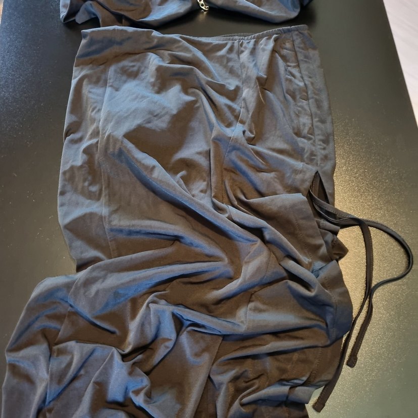 plaj için drapeli etek ve büstiyer - Görsel 3