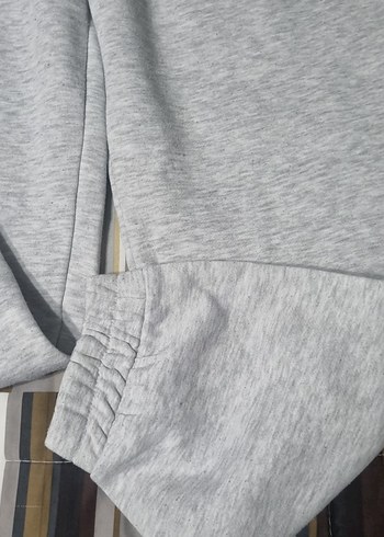 Gri Rahat Kesim Kadın Eşofman Altı - Görsel 6