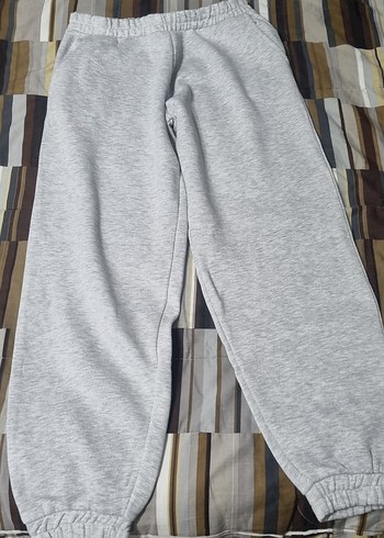 Gri Rahat Kesim Kadın Eşofman Altı - Görsel 2