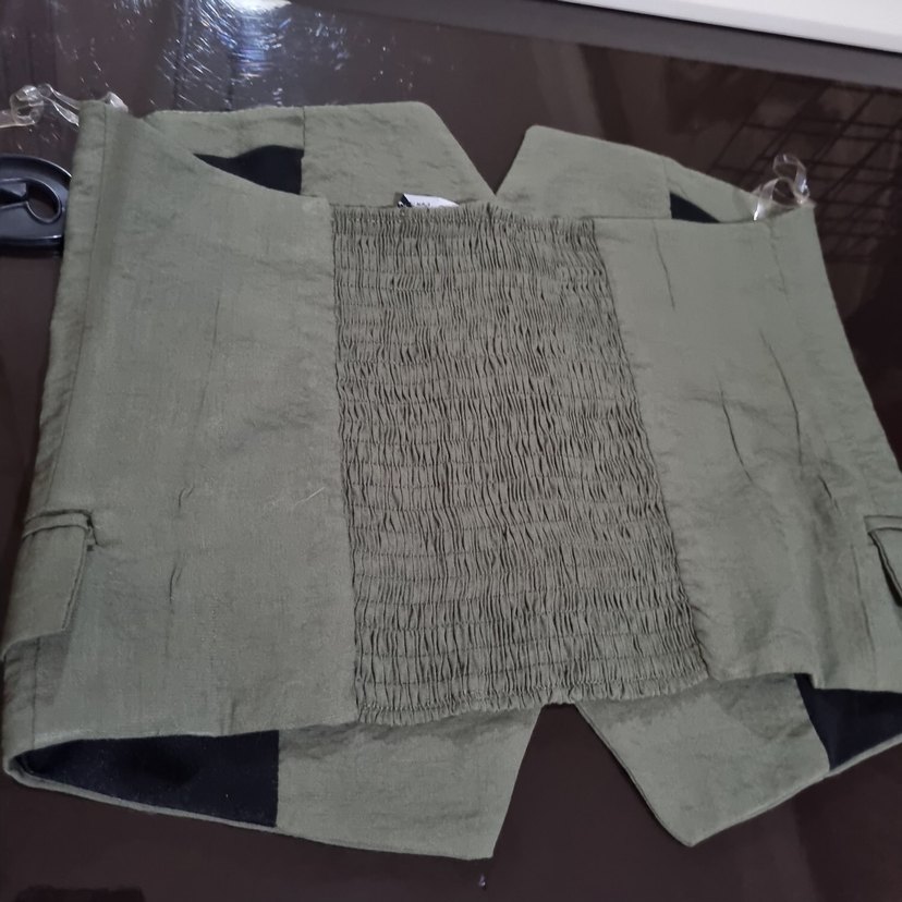 VALEUR düğmeli Haki Büstiyer - Görsel 3