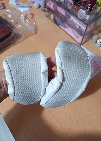 Kız Çocuk Beyaz Lastikli Bale Ayakkabısı - Görsel 2