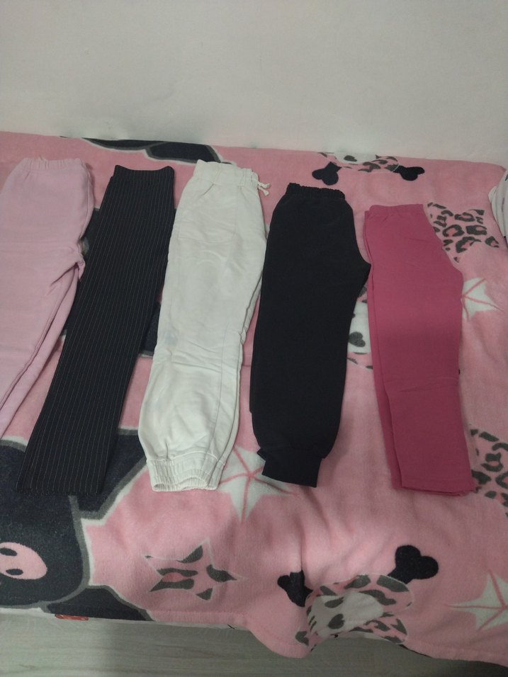 Kız Çocuk Elastik Bel Baskılı Tayt - Görsel 3