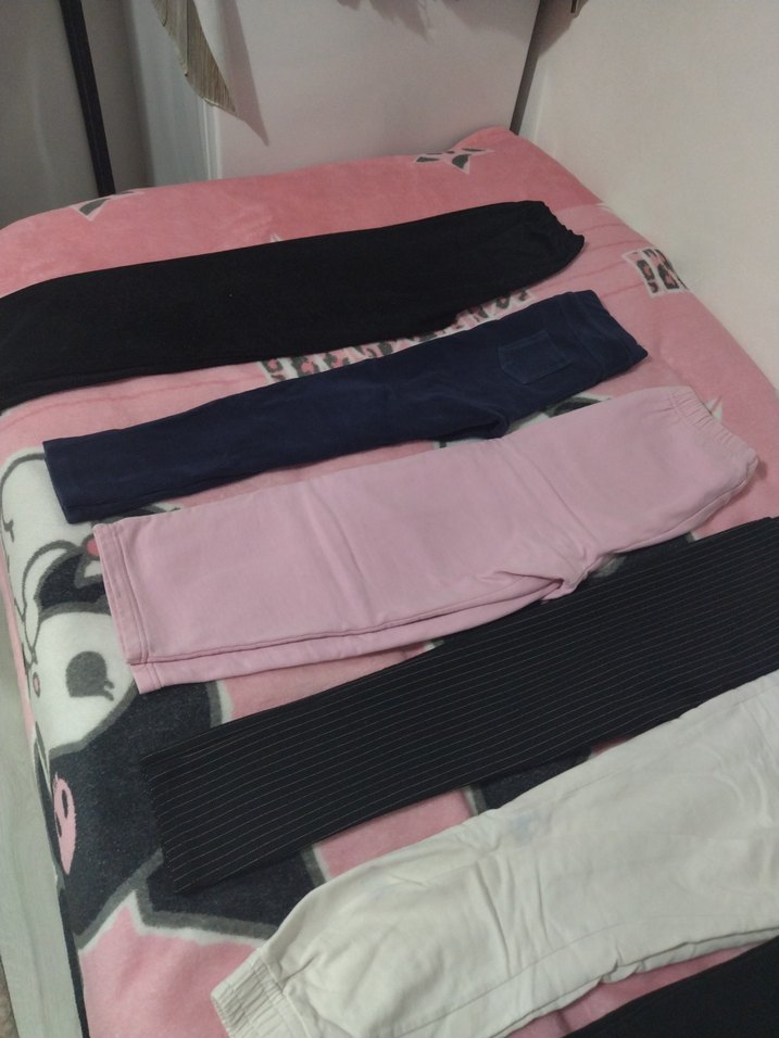 Kız Çocuk Elastik Bel Baskılı Tayt - Görsel 4