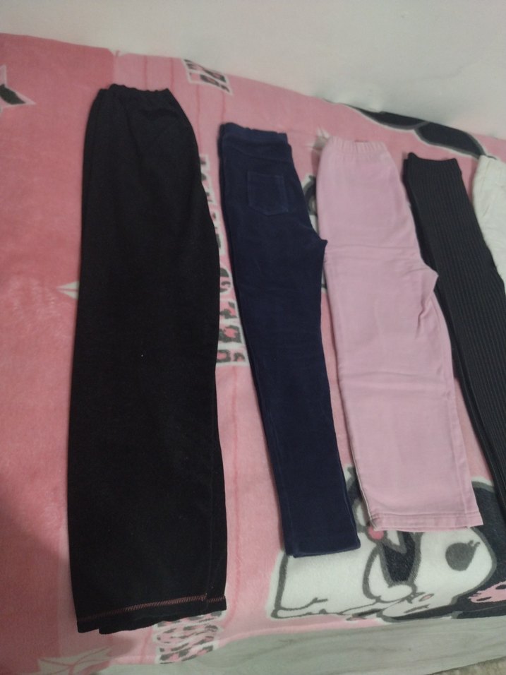 Kız Çocuk Elastik Bel Baskılı Tayt - Görsel 2