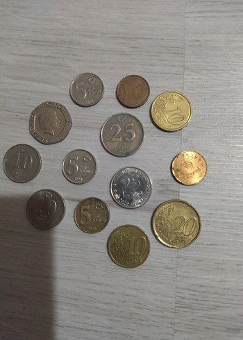 Farklı Türk Lira Madeni Paralar - Görsel 5