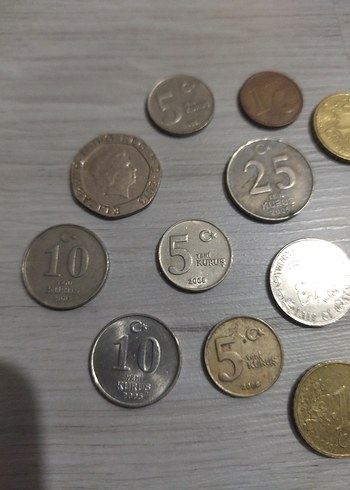 Farklı Türk Lira Madeni Paralar - Görsel 2