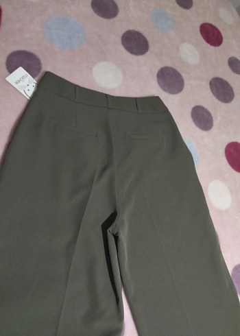 Düğmelii Kadın Kumaş Pantolon - Görsel 6