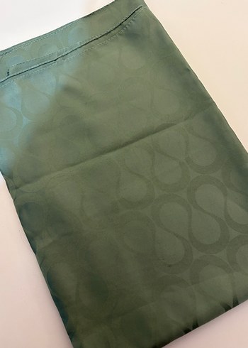 Kadın Haki Drapeli Şal - Görsel 3