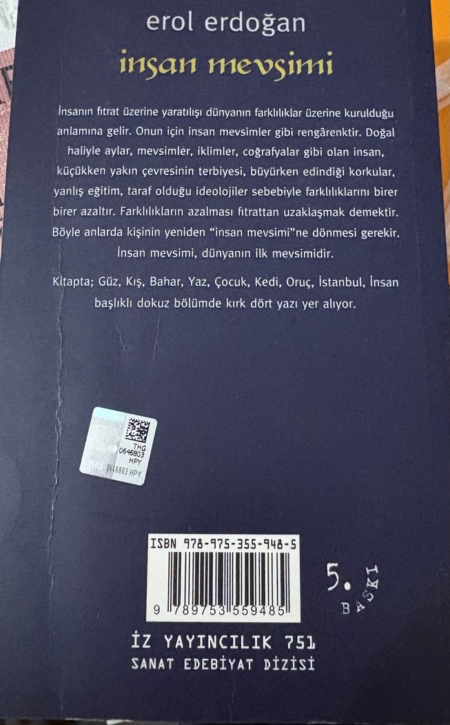 İnsan Mevsimi - Erol Erdoğan - Görsel 2