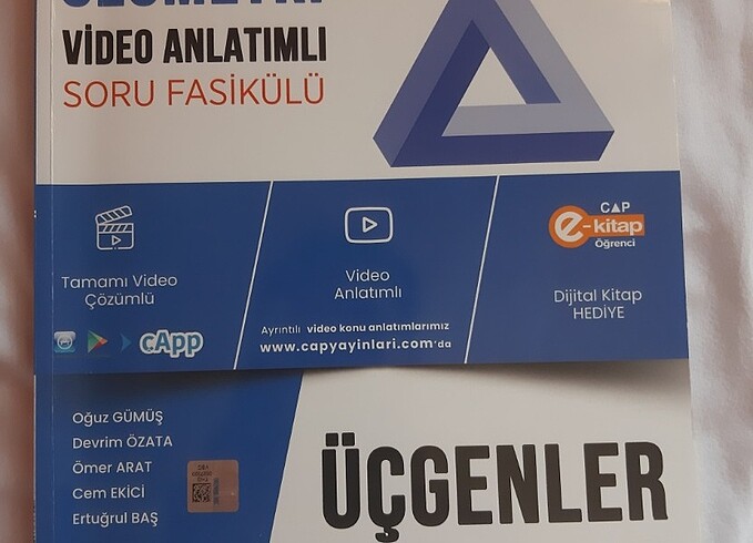 Geometri Video Anlatımlı Soru Fasikülü - Üçgenler (Çap Yayınları
