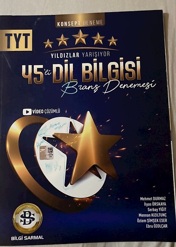 TYT Yıldızlar Yarışıyor 45'li Dil Bilgisi Denemesi
