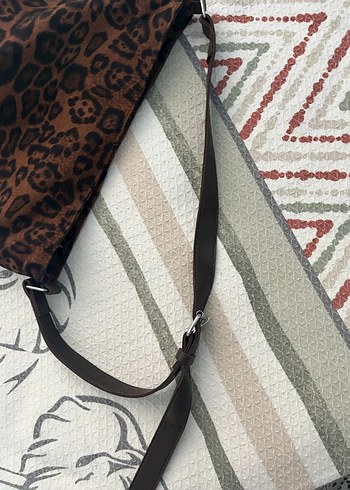 Bohem Leopar Desenli Tokalı Kadın Çanta sıfır - Görsel 2