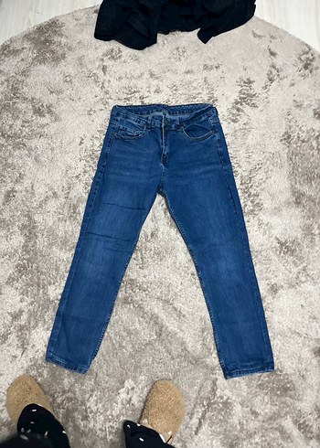 Erkek Mavi Denim Regular Fit Jean - Görsel 4