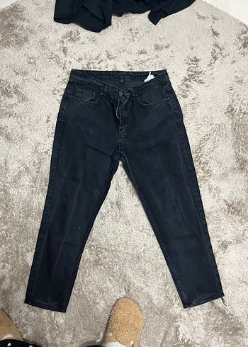 Siyah erkek Denim Jean - Görsel 5