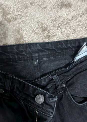 Siyah erkek Denim Jean - Görsel 3