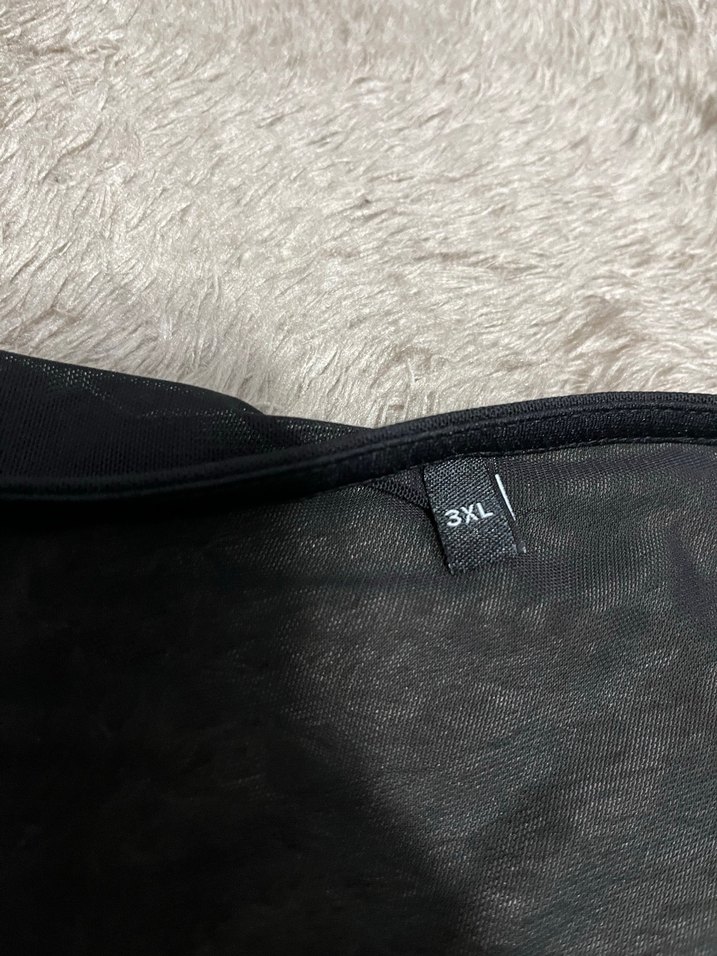 Uzun Kollu Siyah ust detayı transparan - Görsel 5