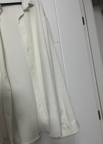 PLUSPOSH beyaz gömlek salaş - Görsel 4