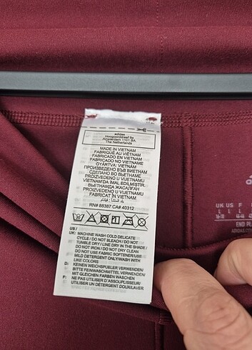 l Beden bordo Renk Adidas aeroready tayt
