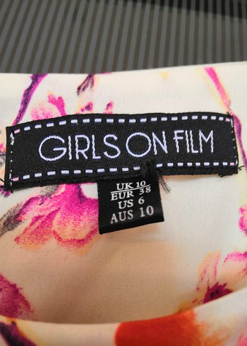 38 Beden beyaz Renk Girls of Film Uzun Askılı Bohem Elbise