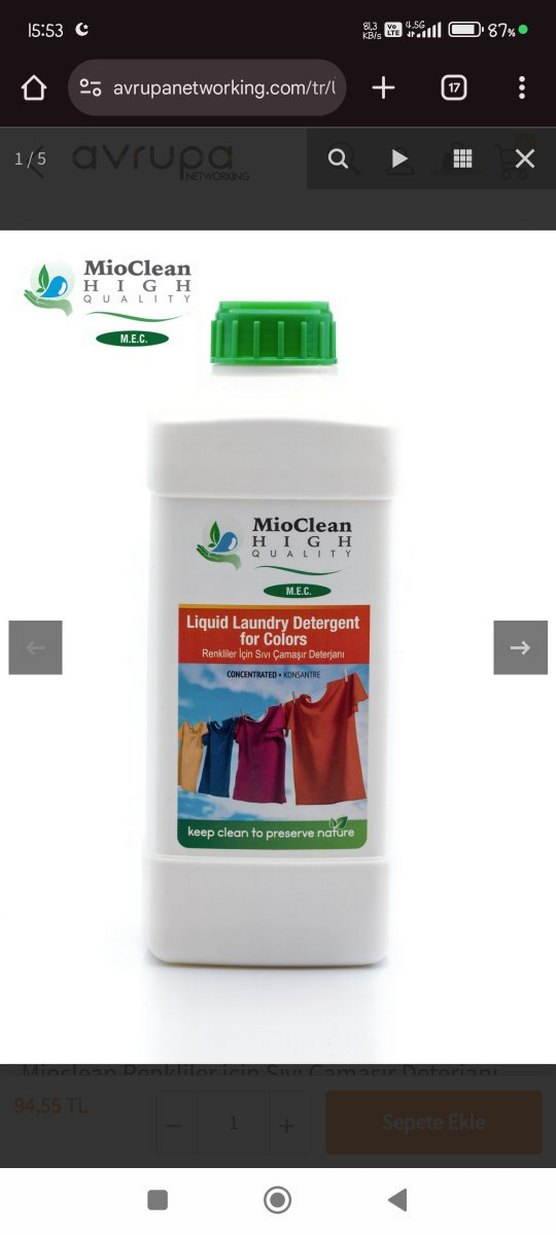 MioClean Giysi Leke Çıkarıcı Konsantre - Görsel 3