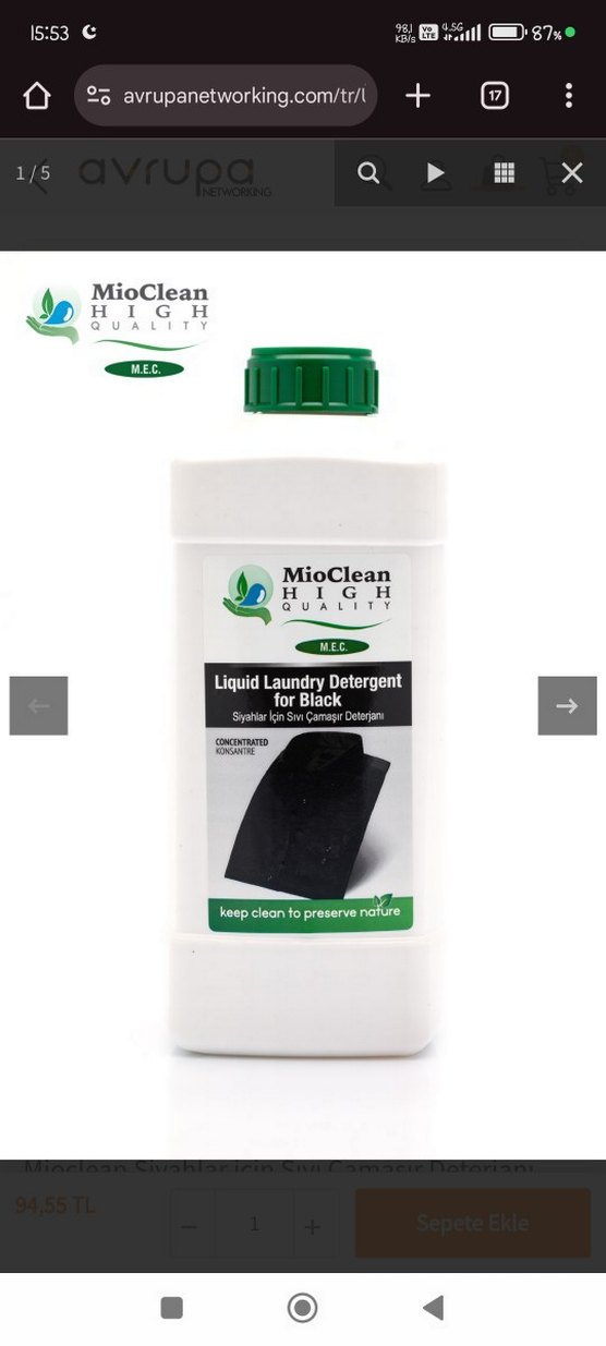 MioClean Giysi Leke Çıkarıcı Konsantre - Görsel 2