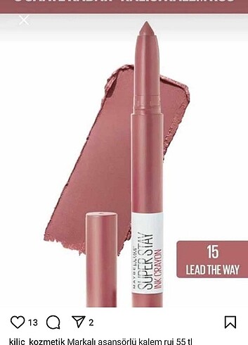 Maybelline Super stay stick kalem ruj - Görsel 2