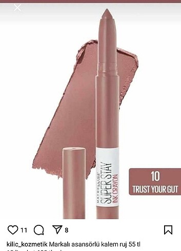 Maybelline Super stay stick kalem ruj - Görsel 4