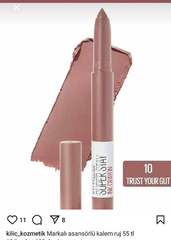 Maybelline Super stay stick kalem ruj - Görsel 4