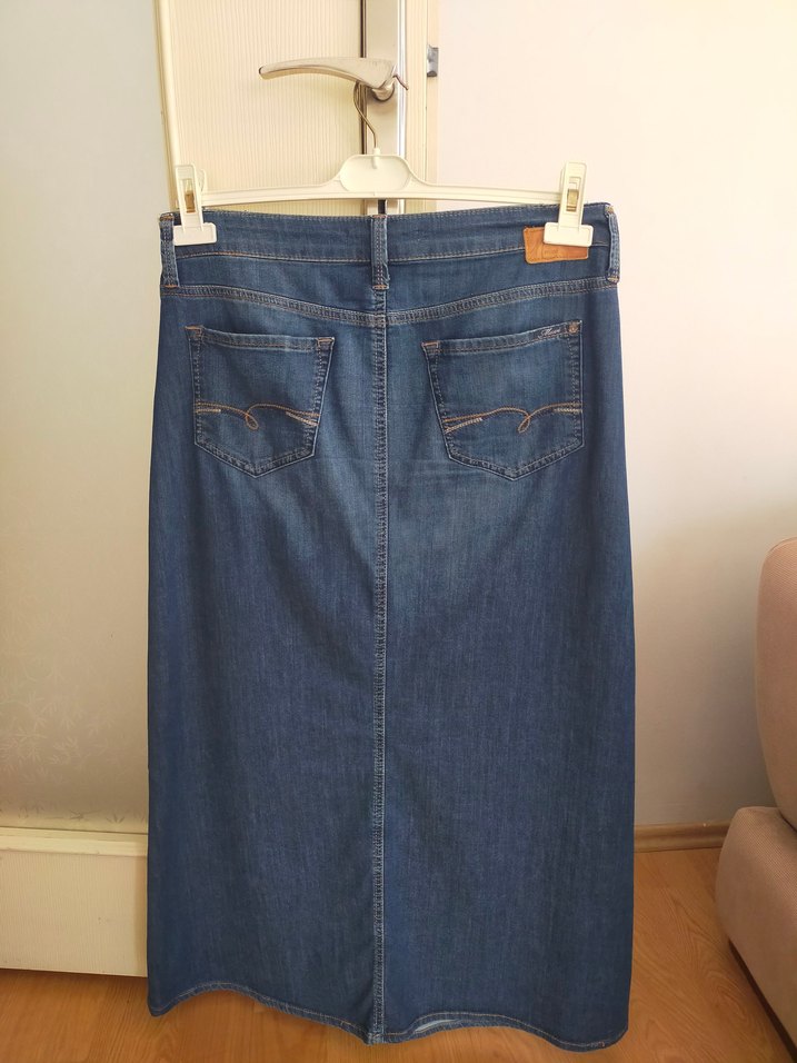 Mavi Denim Uzun Etek - Görsel 2