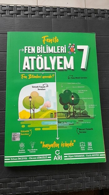 Fen bilimleri test kitabı 