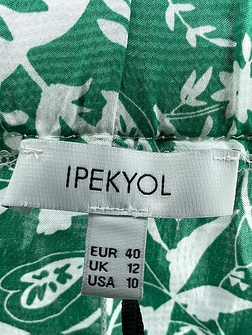 40 Beden yeşil Renk ipekyol Düz Kesim %70 İndirimli.