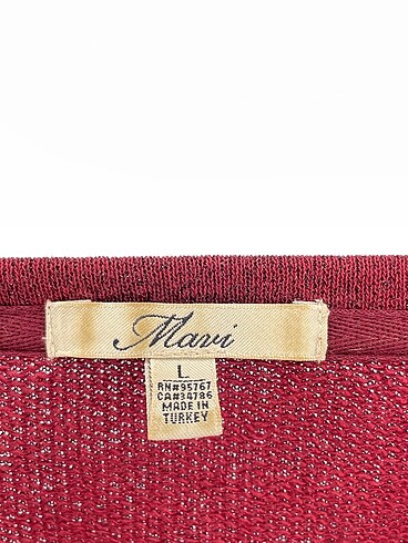 l Beden bordo Renk Mavi Jeans Kazak / Triko %70 İndirimli.