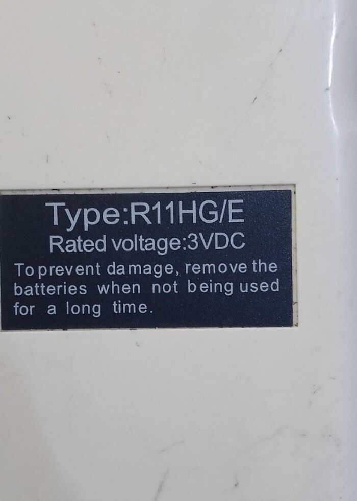 BOSCH KLİMA KUMANDASI r11hg  ORİJİNAL SAĞLAM.  - Görsel 3