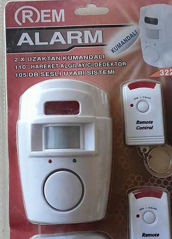 Diğer Uzaktan Kumandalı Kablosuz Ev Güvenlik Alarm Seti Pır Dedektör S