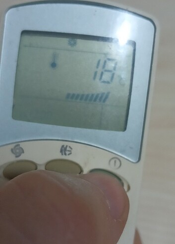 lg beko klima kumandası orijinal arka kapak yok - Görsel 2